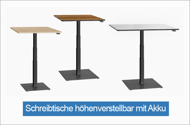 Schreibtische höhenverstellbar mit Akku