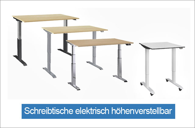 Schreibtische elektrisch höhenverstellbar