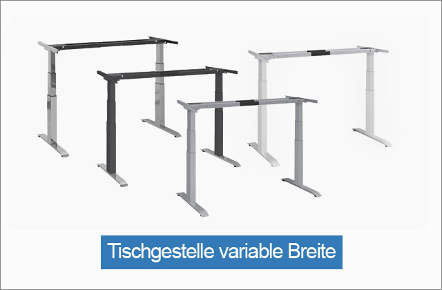 Tischgestelle variable Breite